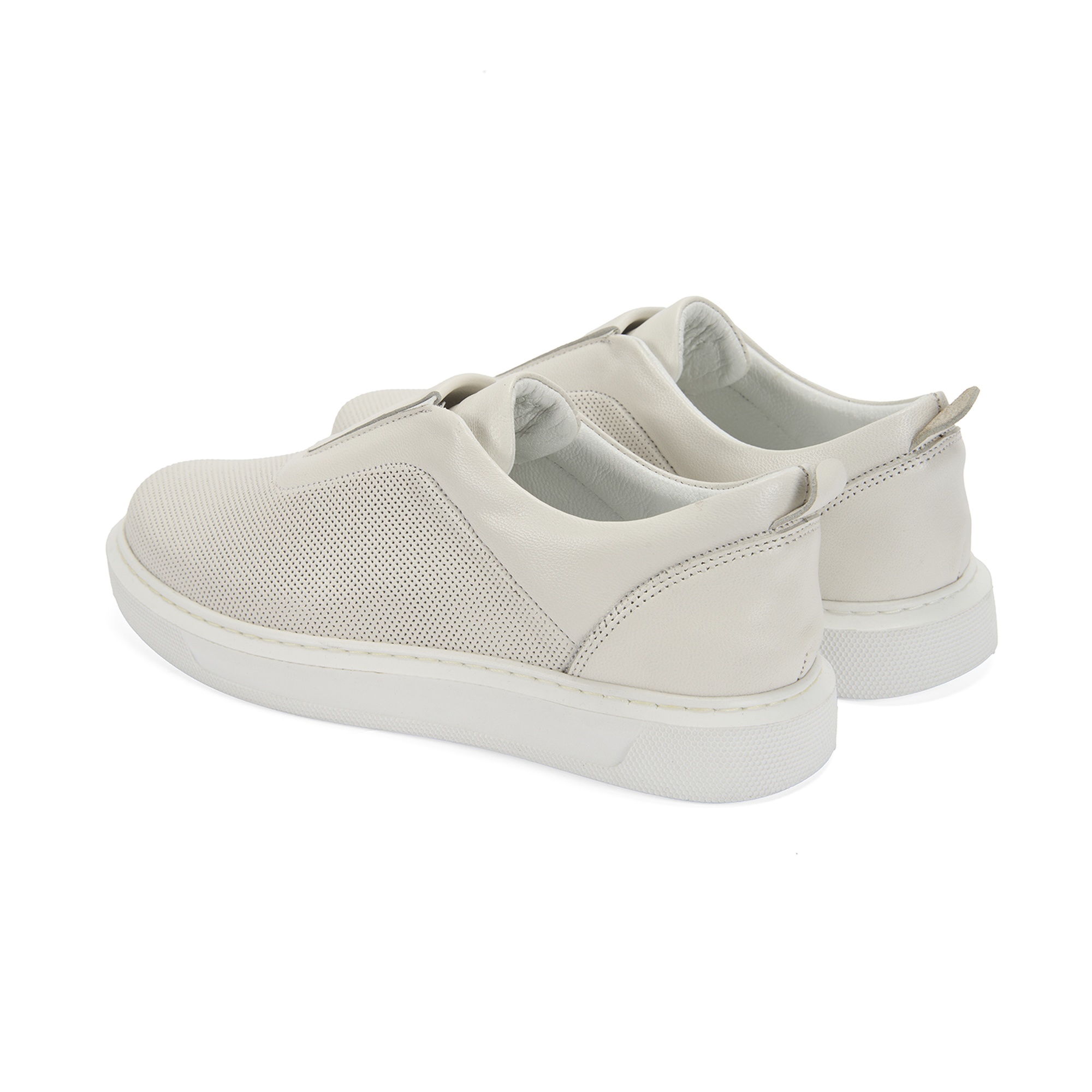 Kadın Beyaz Deri Günlük Ayakkabı