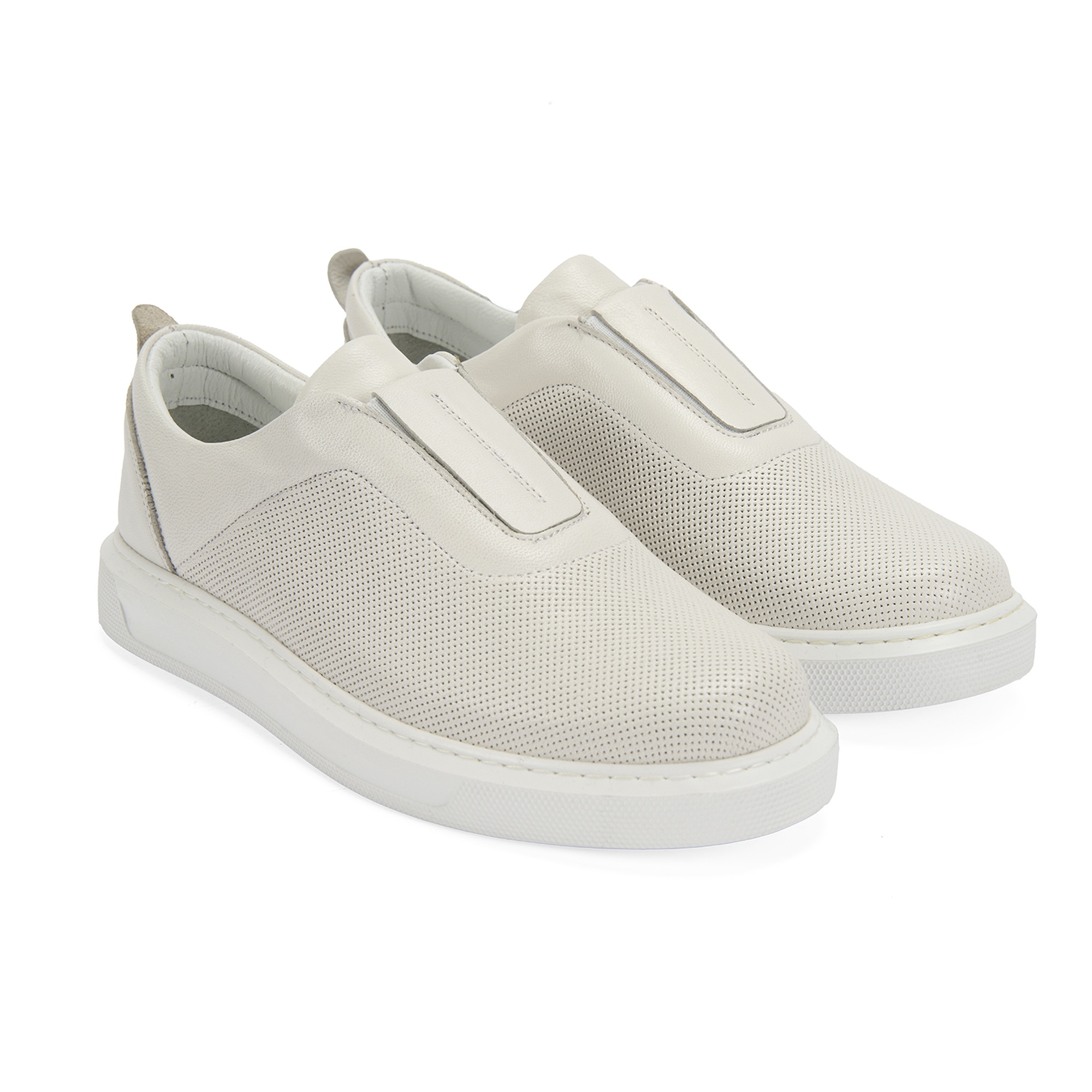 Kadın Beyaz Deri Günlük Ayakkabı