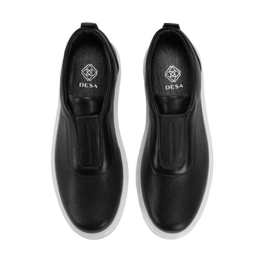  Kadın Siyah Deri Günlük Ayakkabı