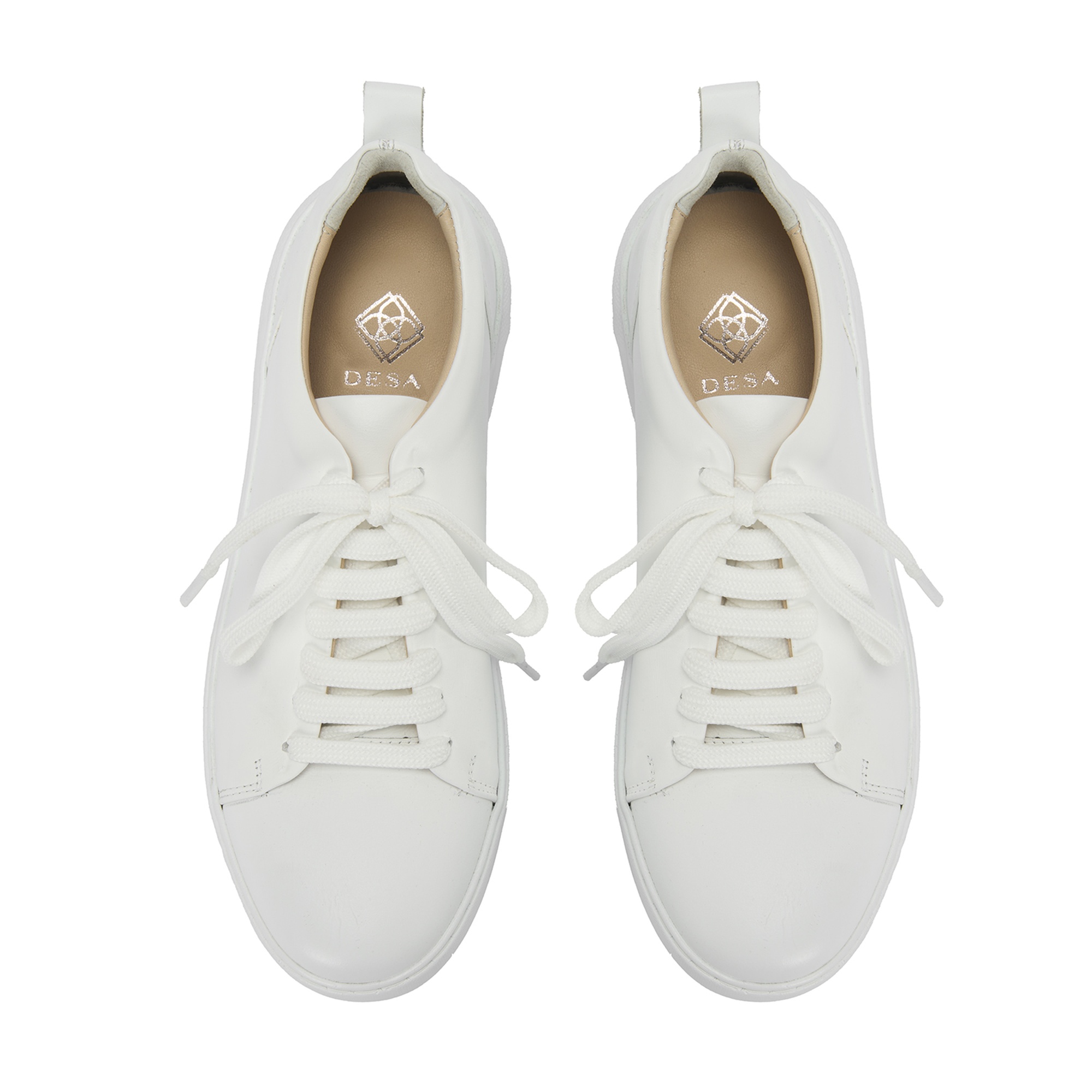 Kadın Beyaz Deri Spor Ayakkabı