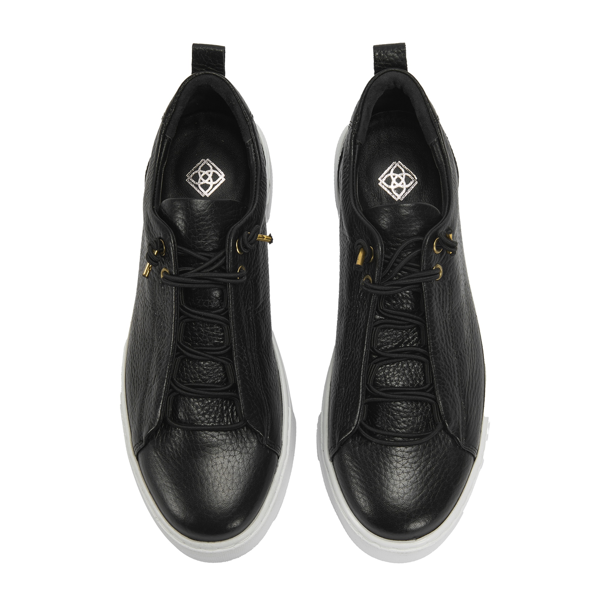 Kadın Siyah Deri Günlük Ayakkabı