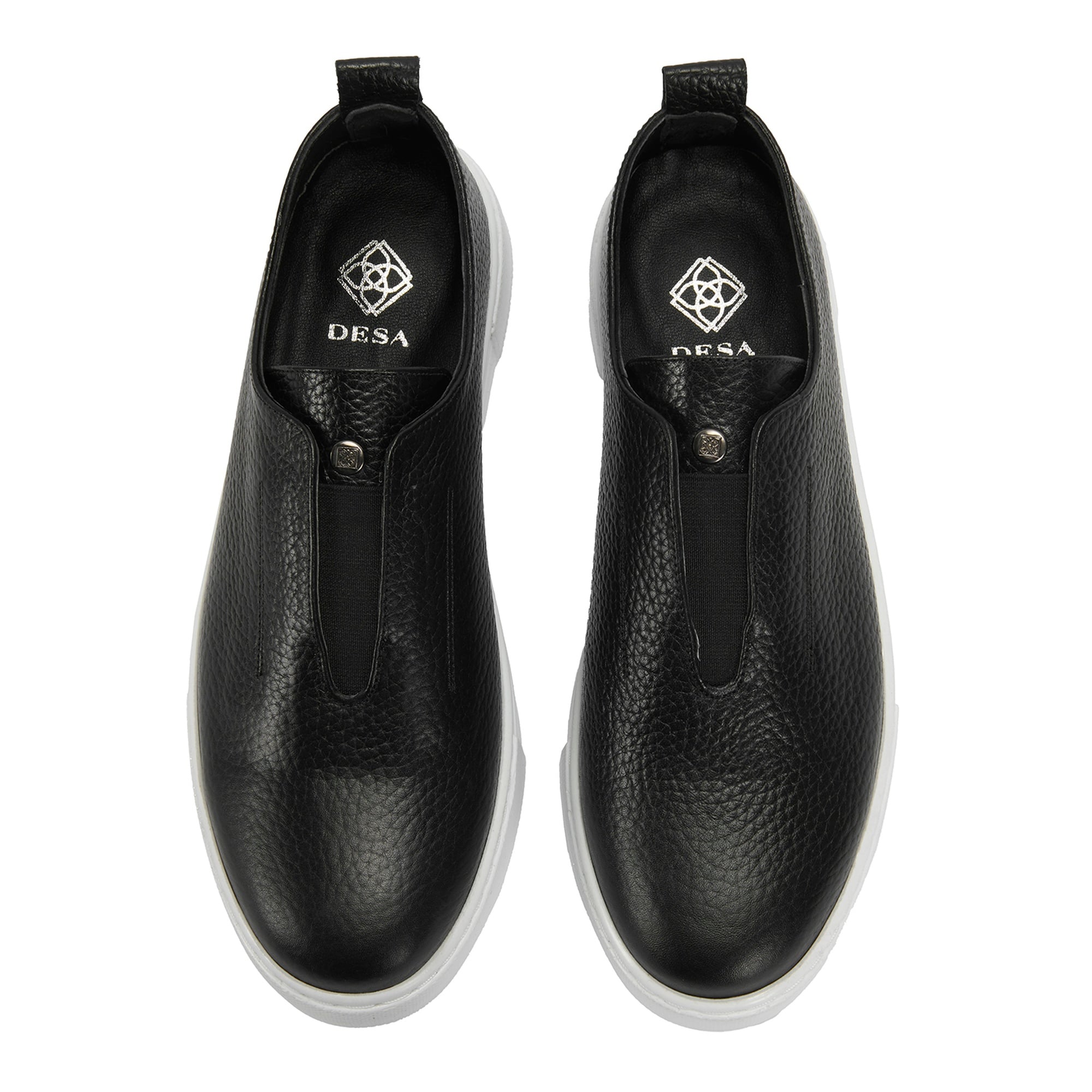 Kadın Siyah Deri Günlük Ayakkabı