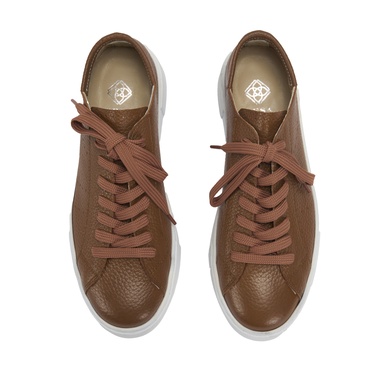  Kadın Taba Deri Spor Ayakkabı