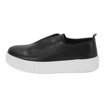  Kadın Siyah Deri Günlük Ayakkabı