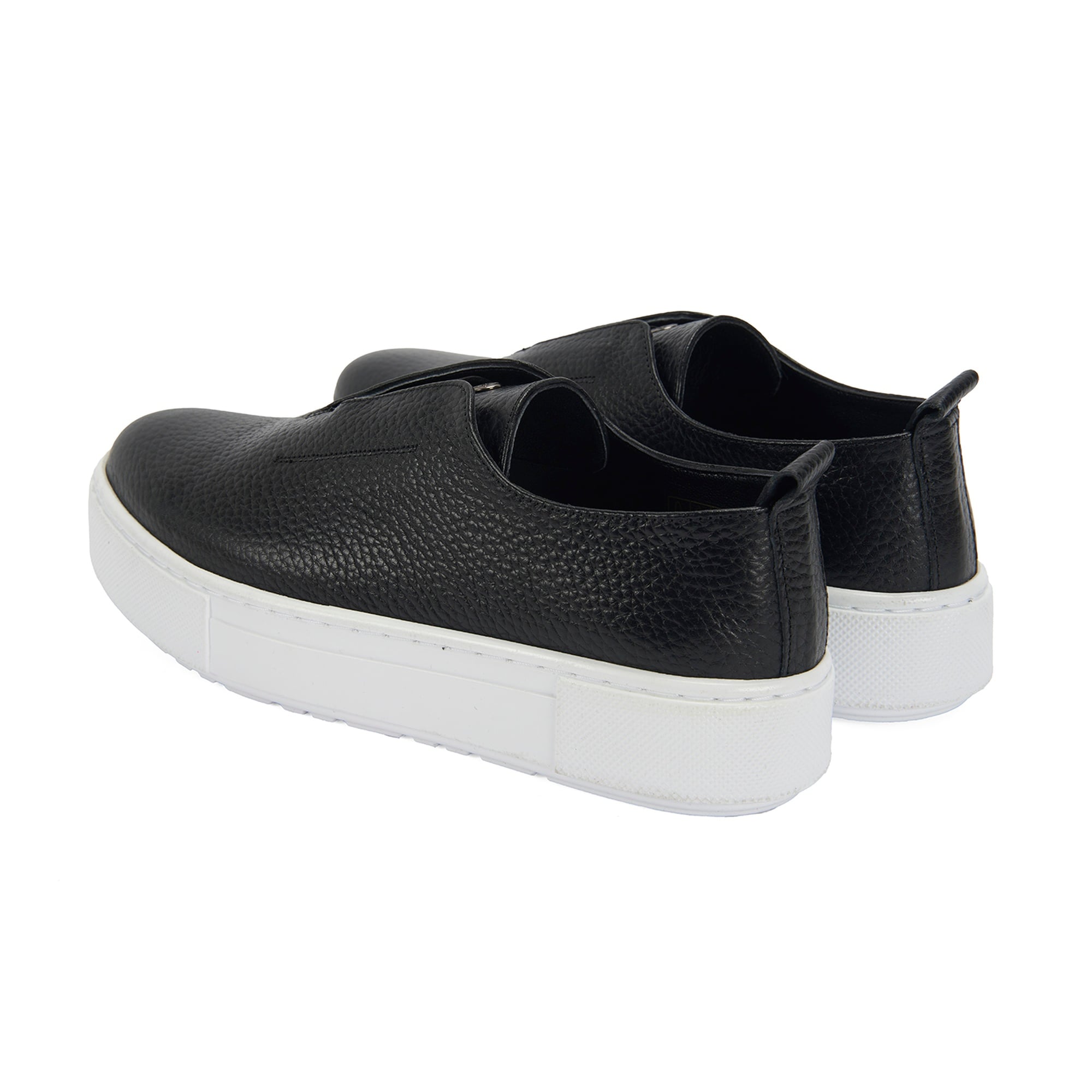 Kadın Siyah Deri Günlük Ayakkabı