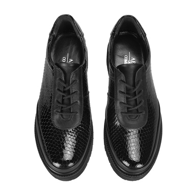  Kadın Siyah DesaComfort Deri Günlük Ayakkabı