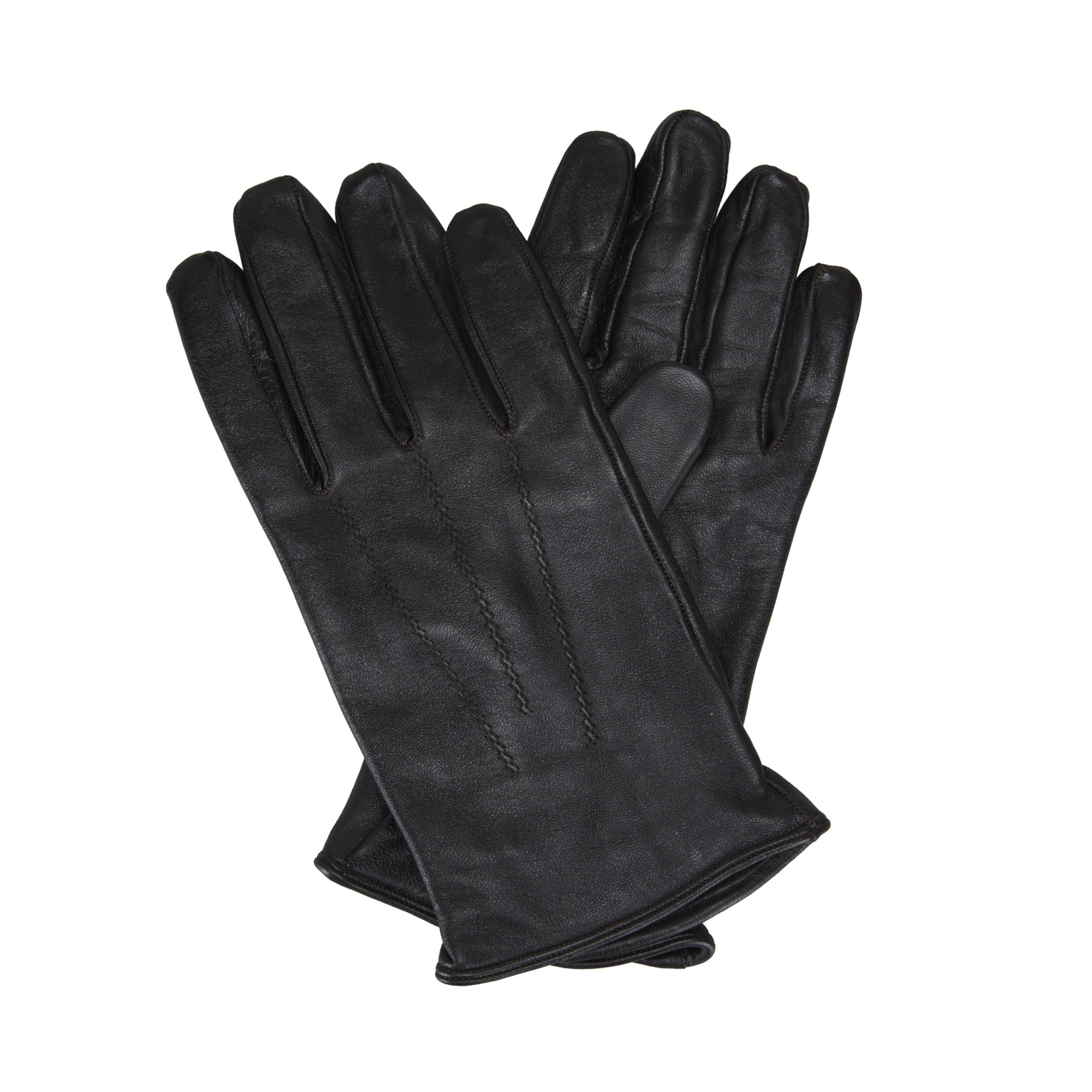 Vespera Kahve Erkek Lastikli Deri Eldiven