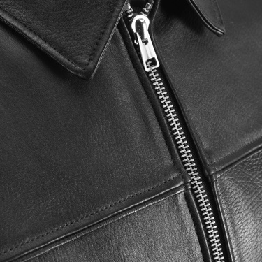  Delera Siyah Erkek Deri Ceket