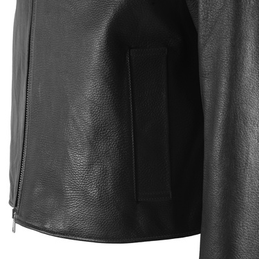  Delera Siyah Erkek Deri Ceket