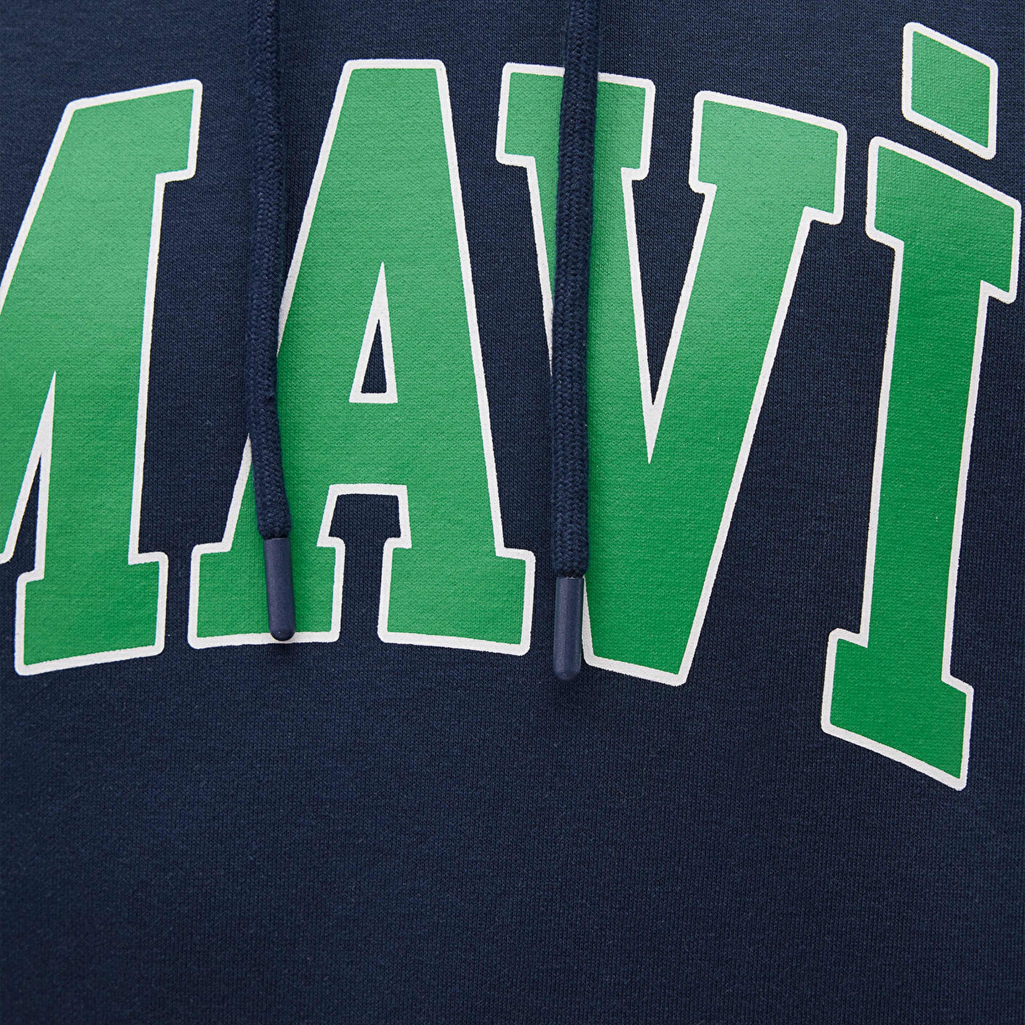 Mavi Mavi Logo Baskılı Kapüşonlu Lacivert Sweatshirt 067149-29743