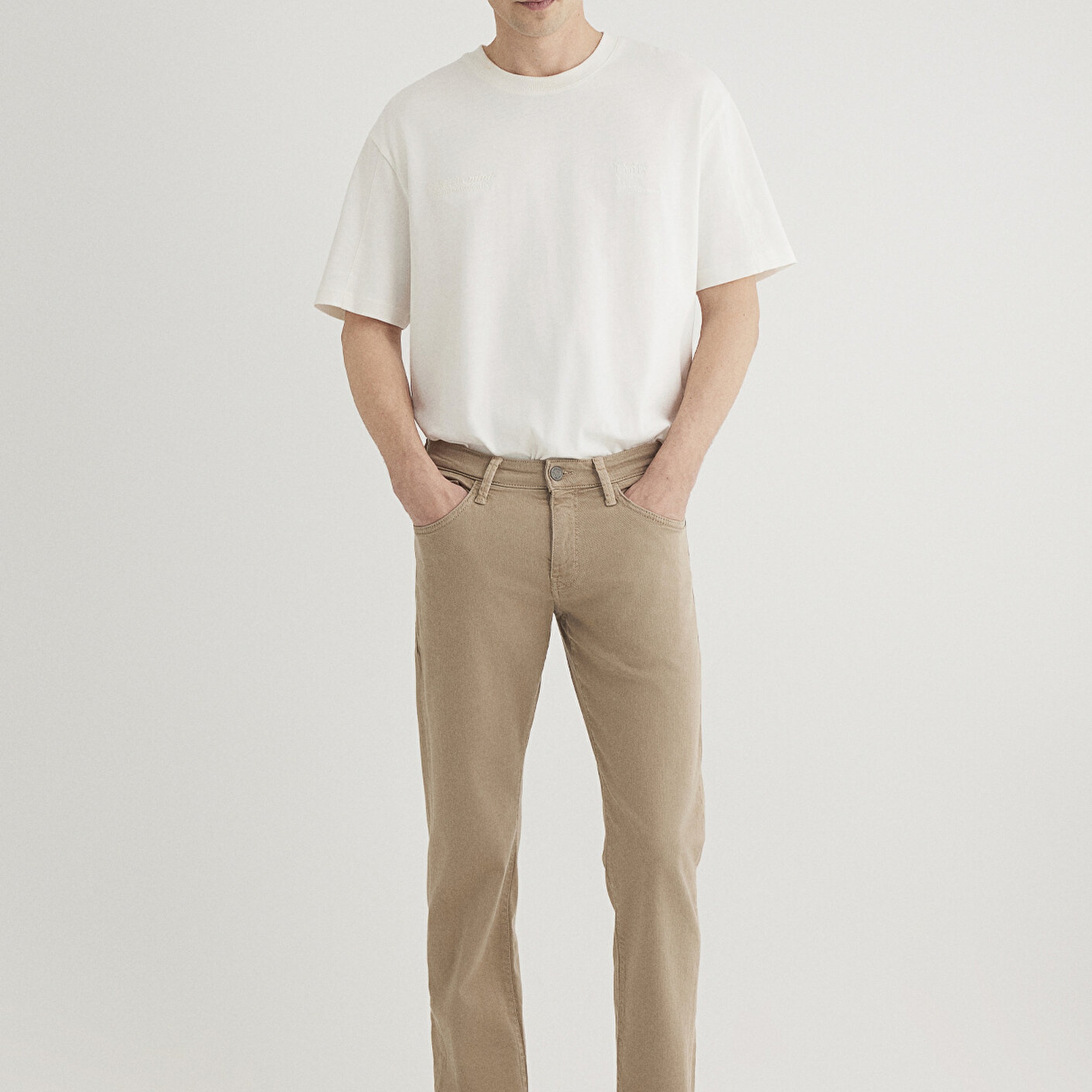 Mavi Hunter Koyu Bej Comfort Gabardin Pantolon 0020232492