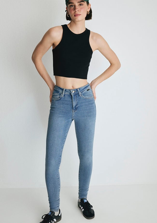  Mavi Serenay Gold Shape Vintage Indigo Mavisi Jean Pantolon 100980-82194