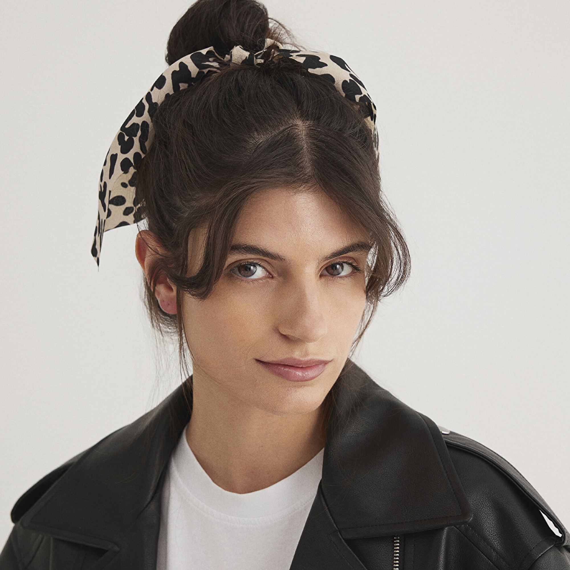 Mavi 2li Leopar Desenli Lastik Toka 1910838-900