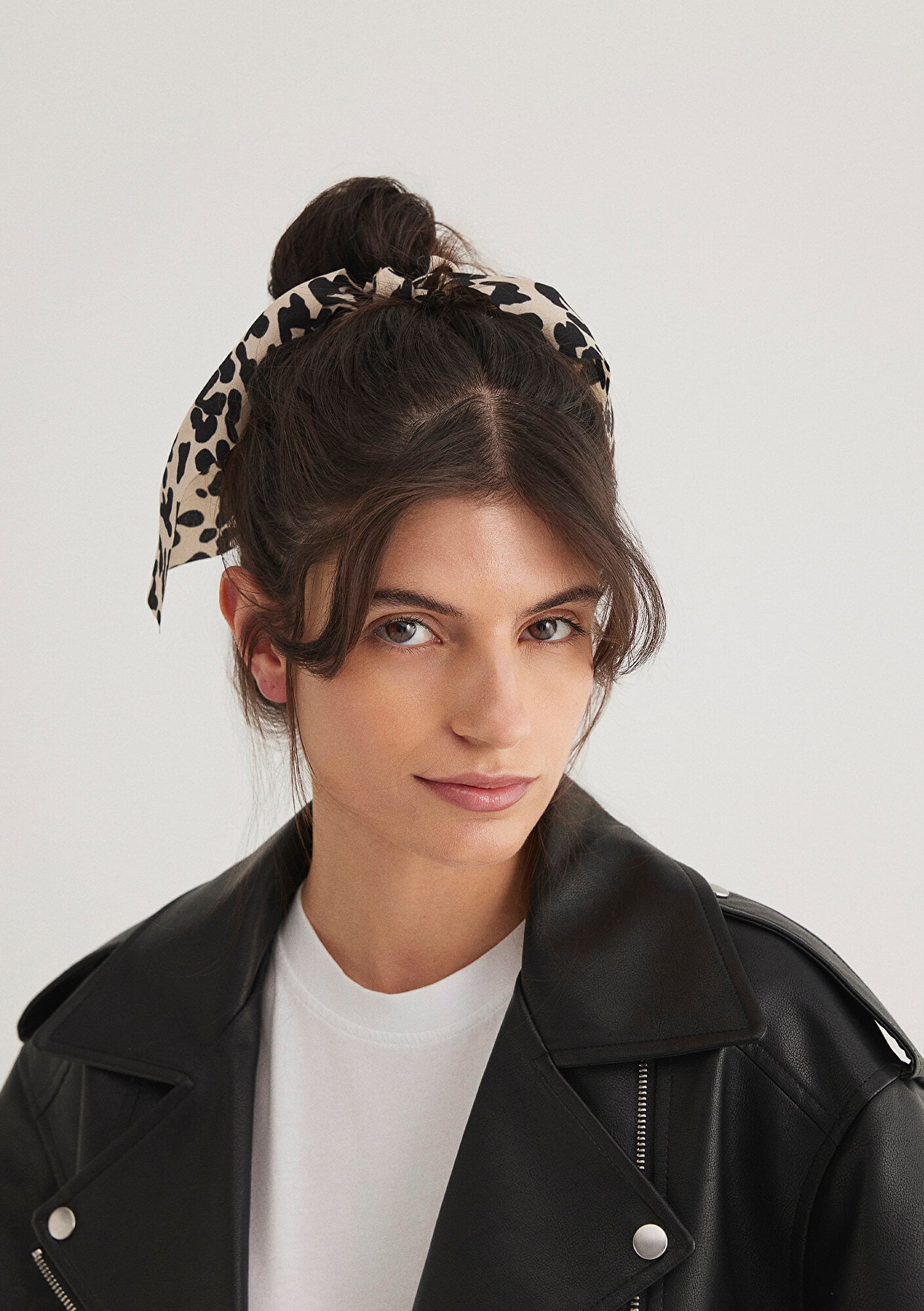  Mavi 2li Leopar Desenli Lastik Toka 1910838-900