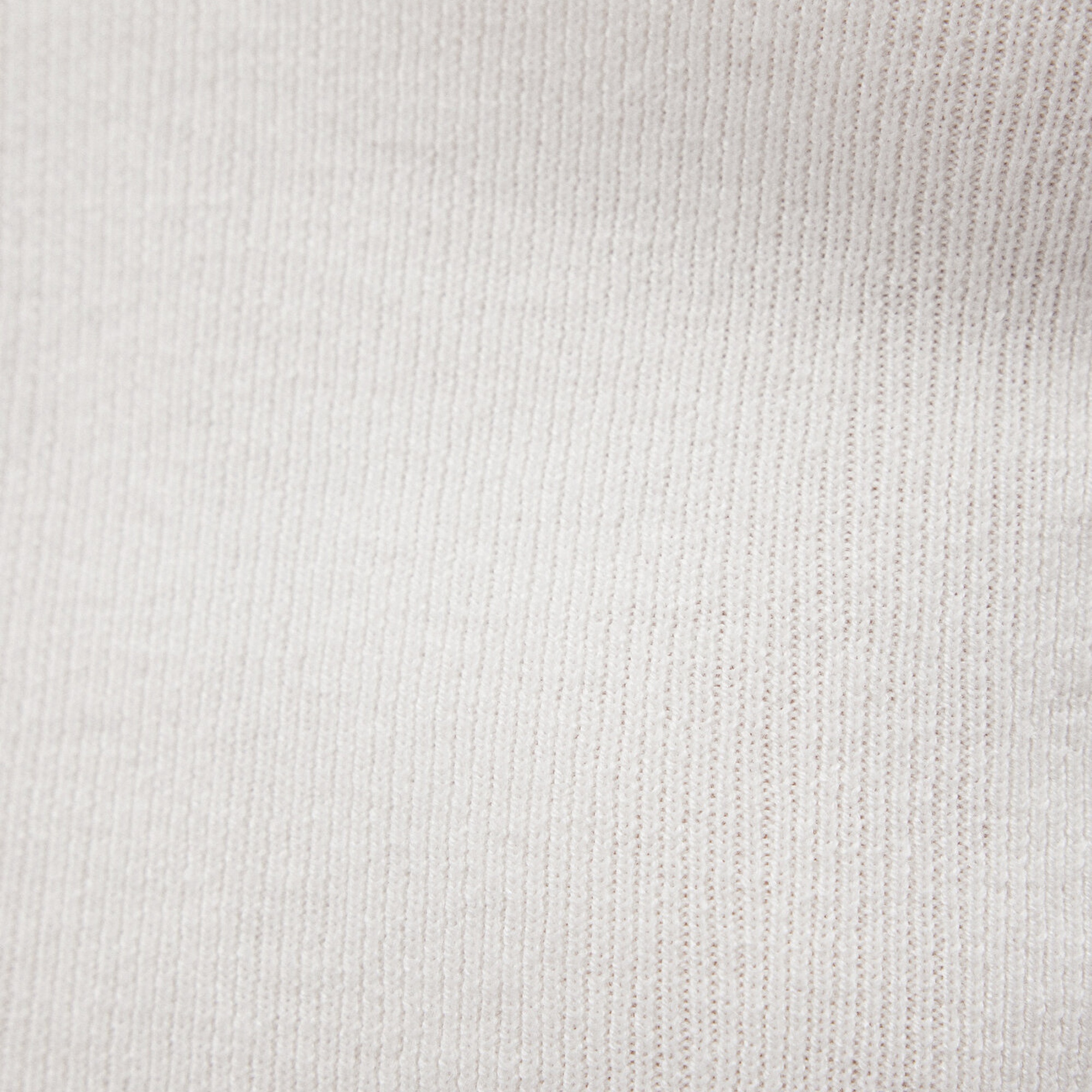 Mavi V Yaka Beyaz Kazak Crop / Kısa Kesim 1710122-81964