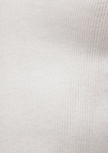  Mavi V Yaka Beyaz Kazak Crop / Kısa Kesim 1710122-81964