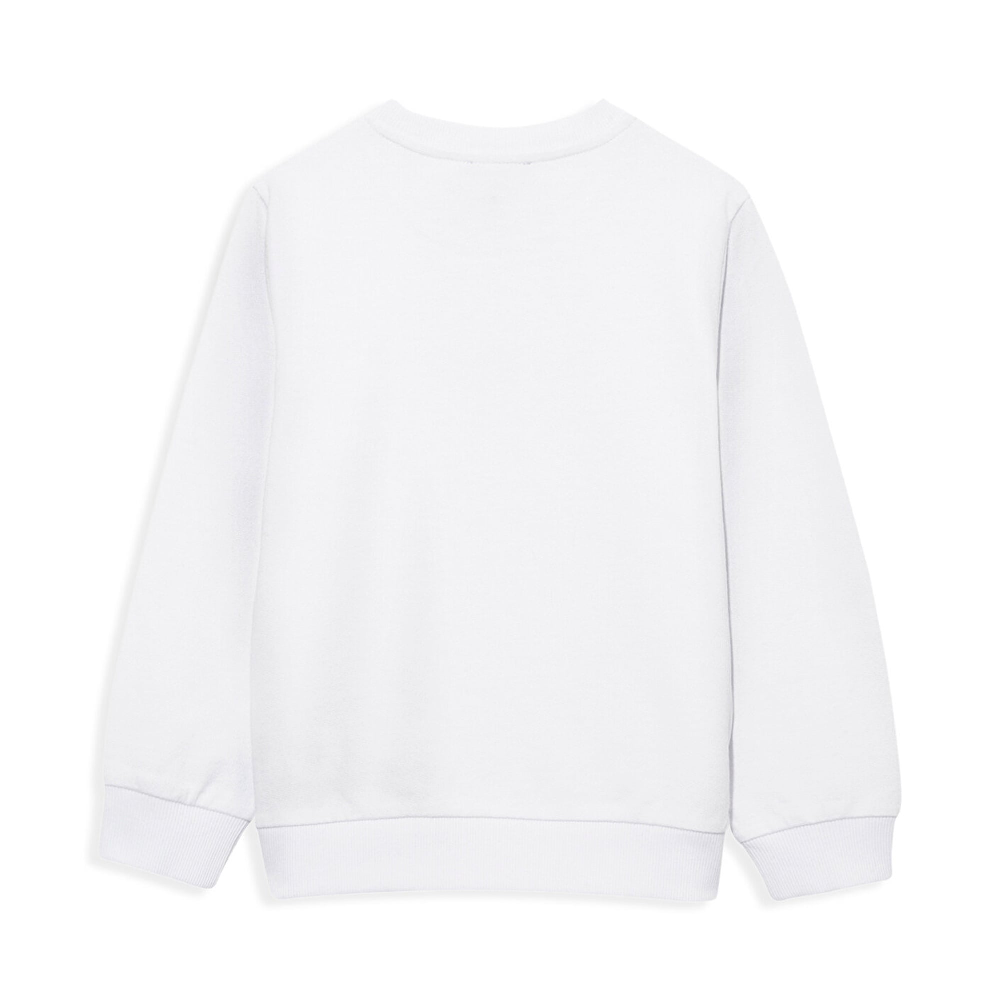 Mavi Miav Baskılı Beyaz Çocuk Sweatshirt 6610031-620