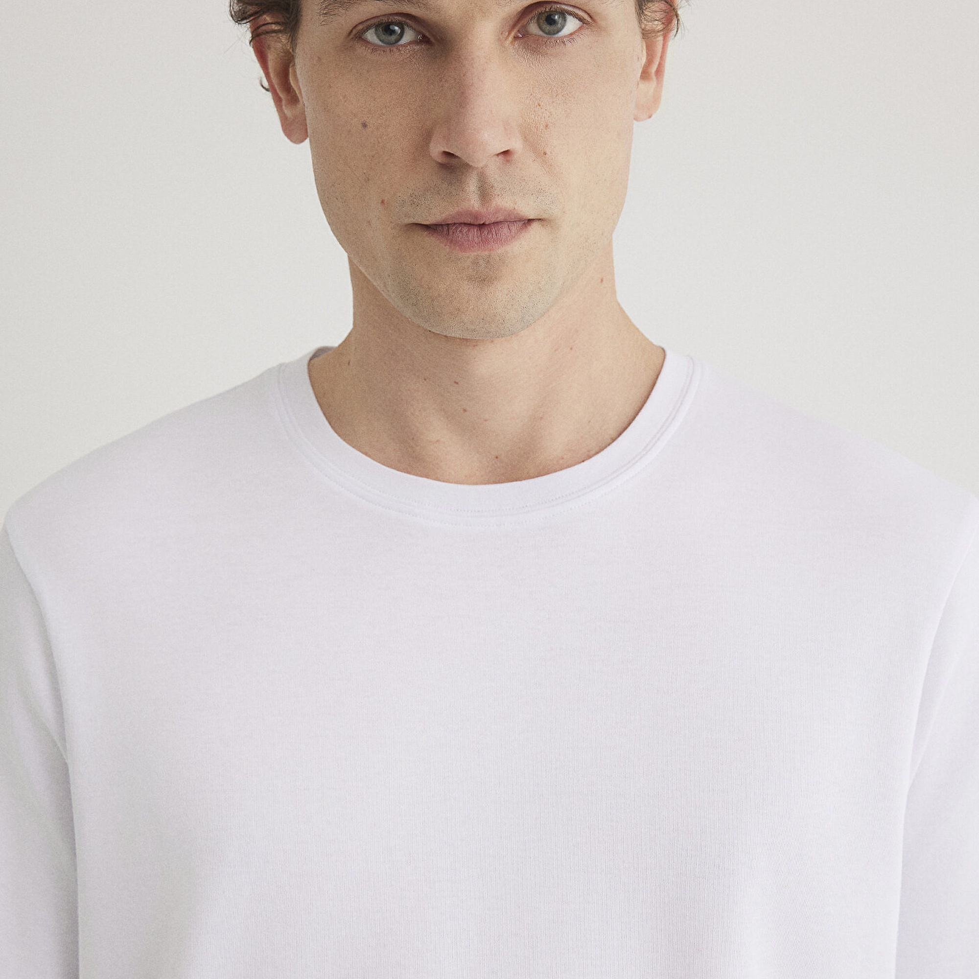 Mavi Beyaz Basic Tişört Regular Fit / Normal Kesim 0611108-620