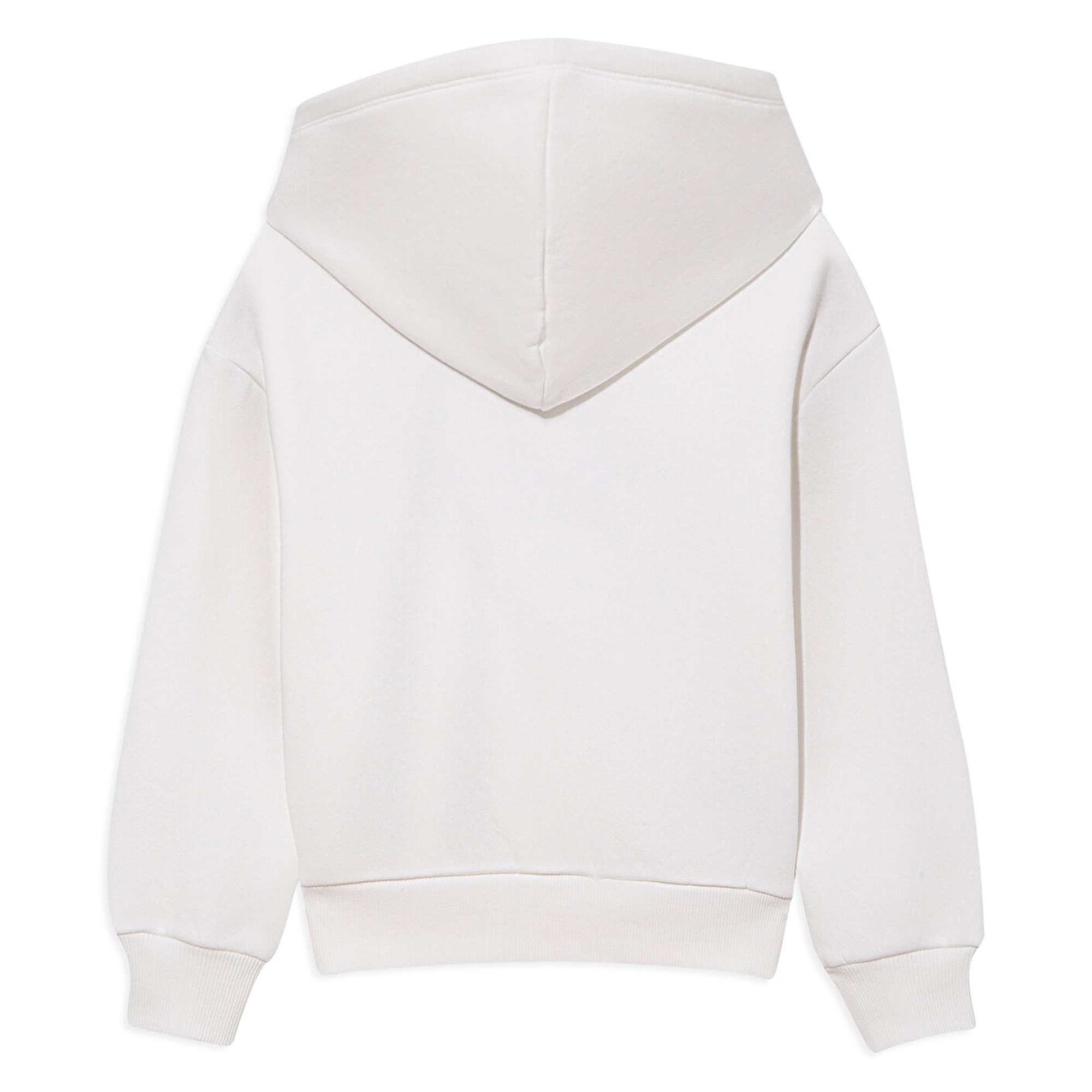 Mavi Mavi Logo Baskılı Beyaz Kapüşonlu Sweatshirt 6610110-70057