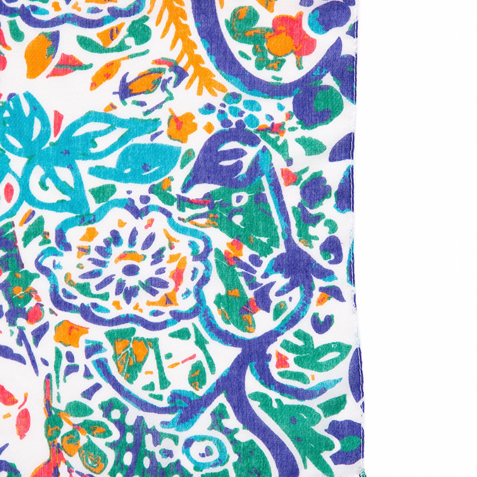 Mavi Baskılı Şal 1911130-82948