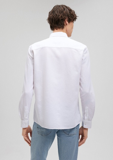  Mavi Beyaz Gömlek Slim Fit / Dar Kesim 8810217-620