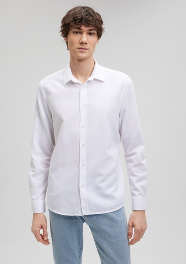  Mavi Beyaz Gömlek Slim Fit / Dar Kesim 8810217-620