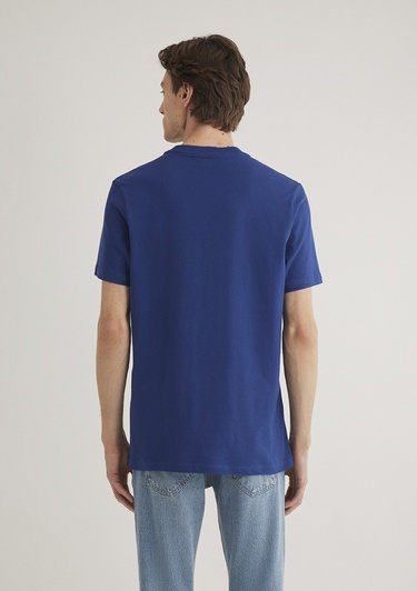  Mavi Miav Baskılı Lacivert Tişört Regular Fit / Normal Kesim 067153-70722