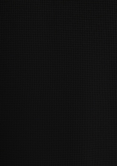  Mavi Uzun Kollu Dokulu Siyah Basic Tişört Slim Fit / Dar Kesim 0610106-900