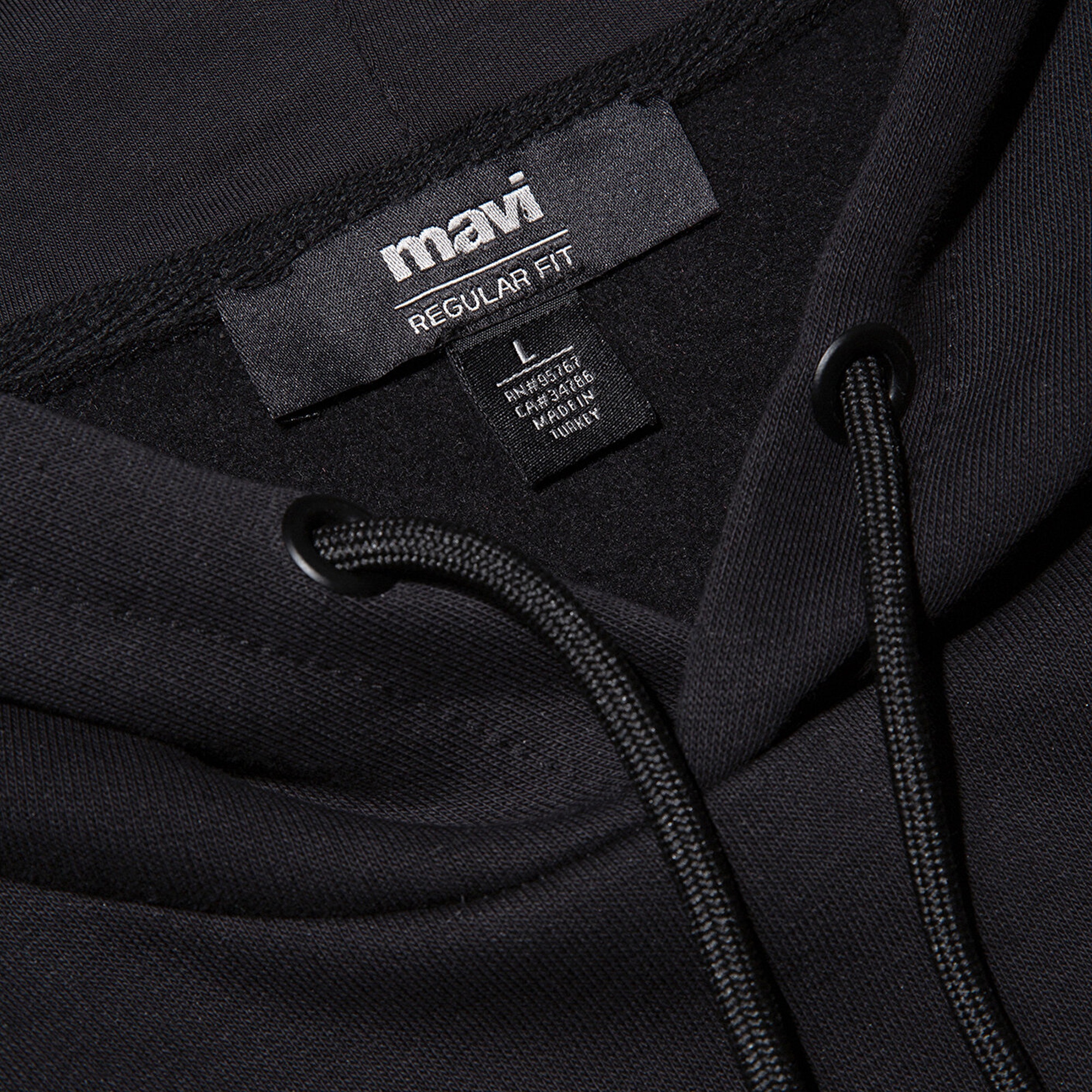 Mavi Mavi Logo Baskılı Kapüşonlu Siyah Sweatshirt 0610941-900