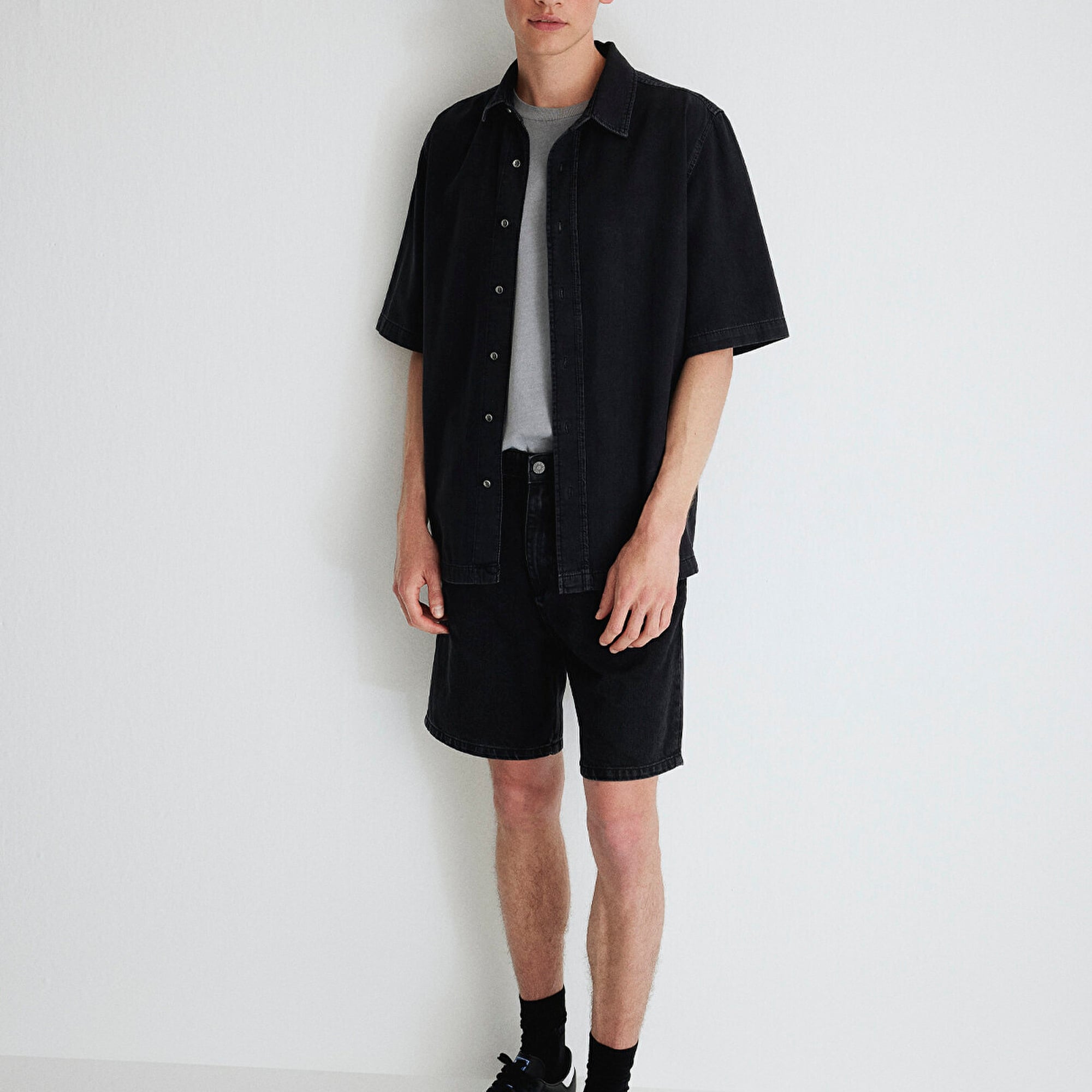 Mavi Rotterdam Mv91 Street Antrasit Jean Şort 0410185-82793