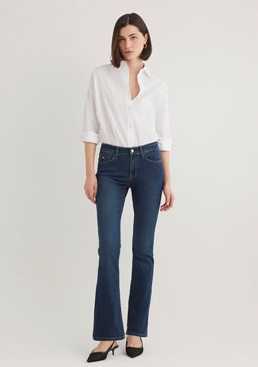  Mavi Molly Gold Klasik Koyu Mavi Jean Pantolon 1013684068