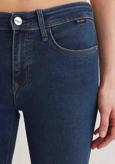  Mavi Molly Gold Klasik Koyu Mavi Jean Pantolon 1013684068