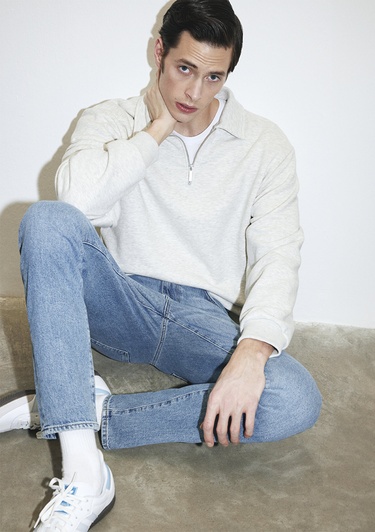  Mavi Milan Premium Blue Puslu Açık Mavi Jean Pantolon 0081083030