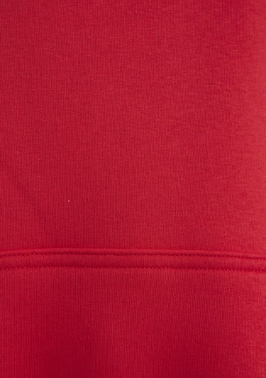  Mavi Mavi Logo Baskılı Kapüşonlu Kırmızı Sweatshirt 1600361-82054