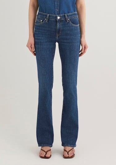  Mavi Molly Casual Vintage Koyu Mavi Jean Pantolon 1013683047