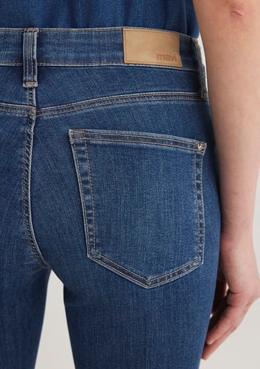  Mavi Molly Casual Vintage Koyu Mavi Jean Pantolon 1013683047