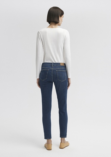  Mavi Ada Casual Vintage Koyu Mavi Jean Pantolon 1020535596