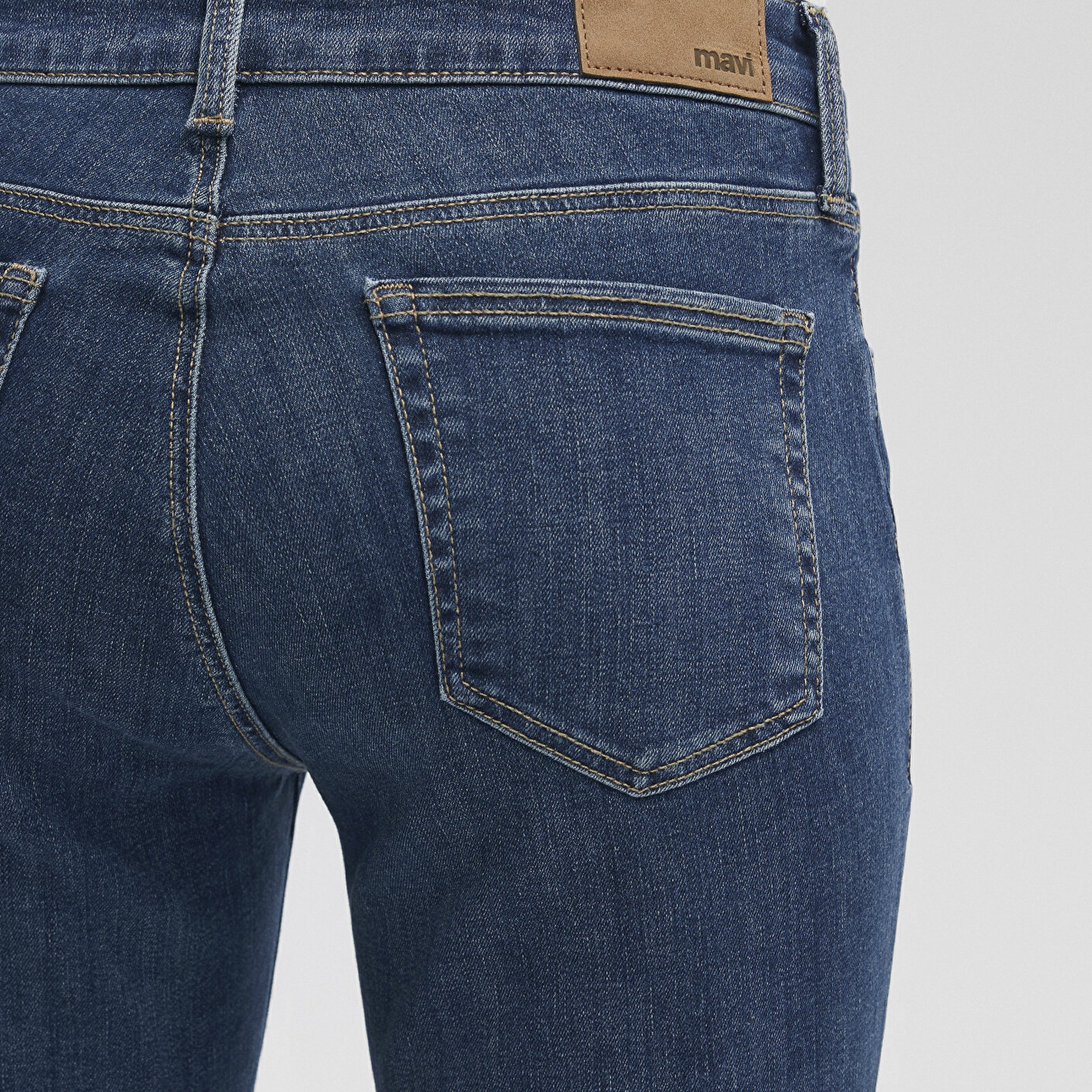 Mavi Ada Casual Vintage Koyu Mavi Jean Pantolon 1020535596