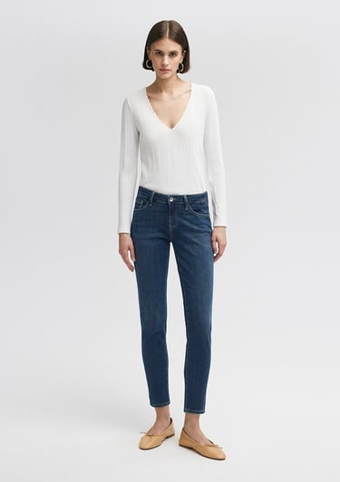  Mavi Ada Casual Vintage Koyu Mavi Jean Pantolon 1020535596