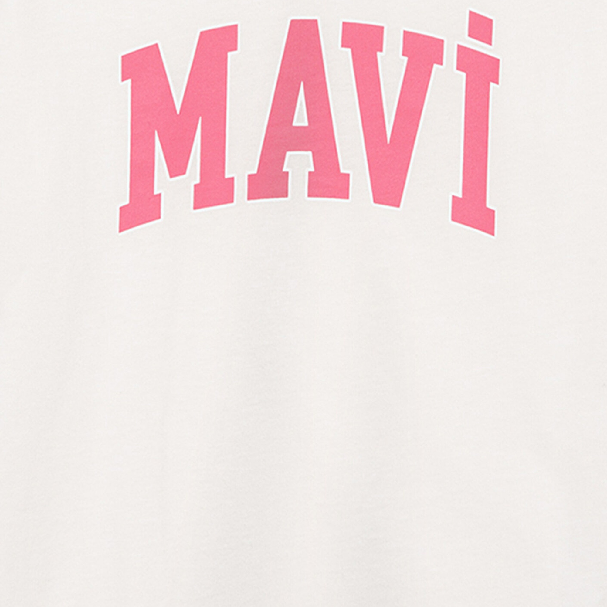Mavi Mavi Logo Baskılı Beyaz Tişört Regular Fit / Normal Kesim 7610109-70057