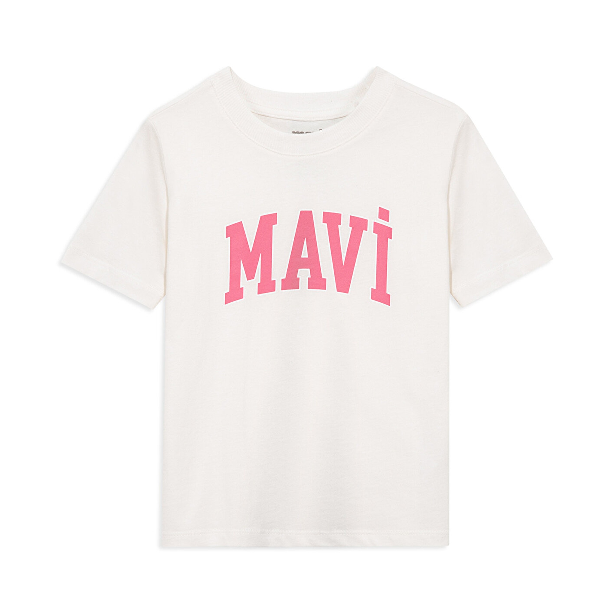 Mavi Mavi Logo Baskılı Beyaz Tişört Regular Fit / Normal Kesim 7610109-70057