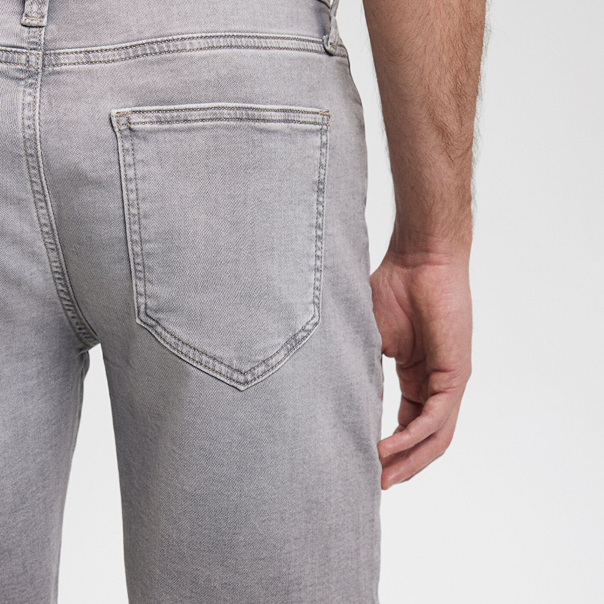 Mavi Brian Sporty Açık Gri Jean Şort 0418485151