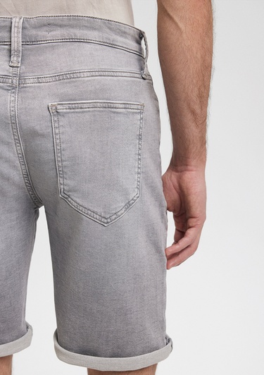  Mavi Brian Sporty Açık Gri Jean Şort 0418485151