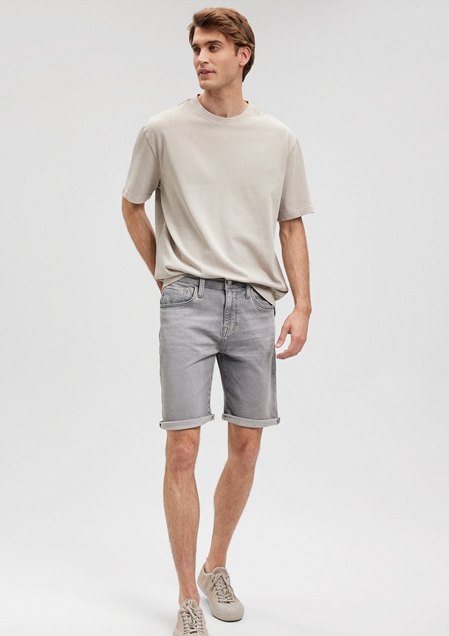  Mavi Brian Sporty Açık Gri Jean Şort 0418485151