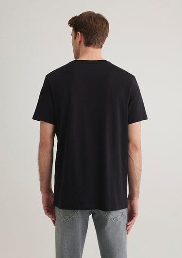  Mavi Mavi Jeans Baskılı Siyah Tişört Slim Fit / Dar Kesim 066841-900