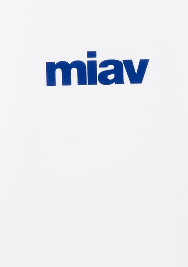  Mavi Miav Baskılı Beyaz Çocuk Sweatshirt 6610031-620
