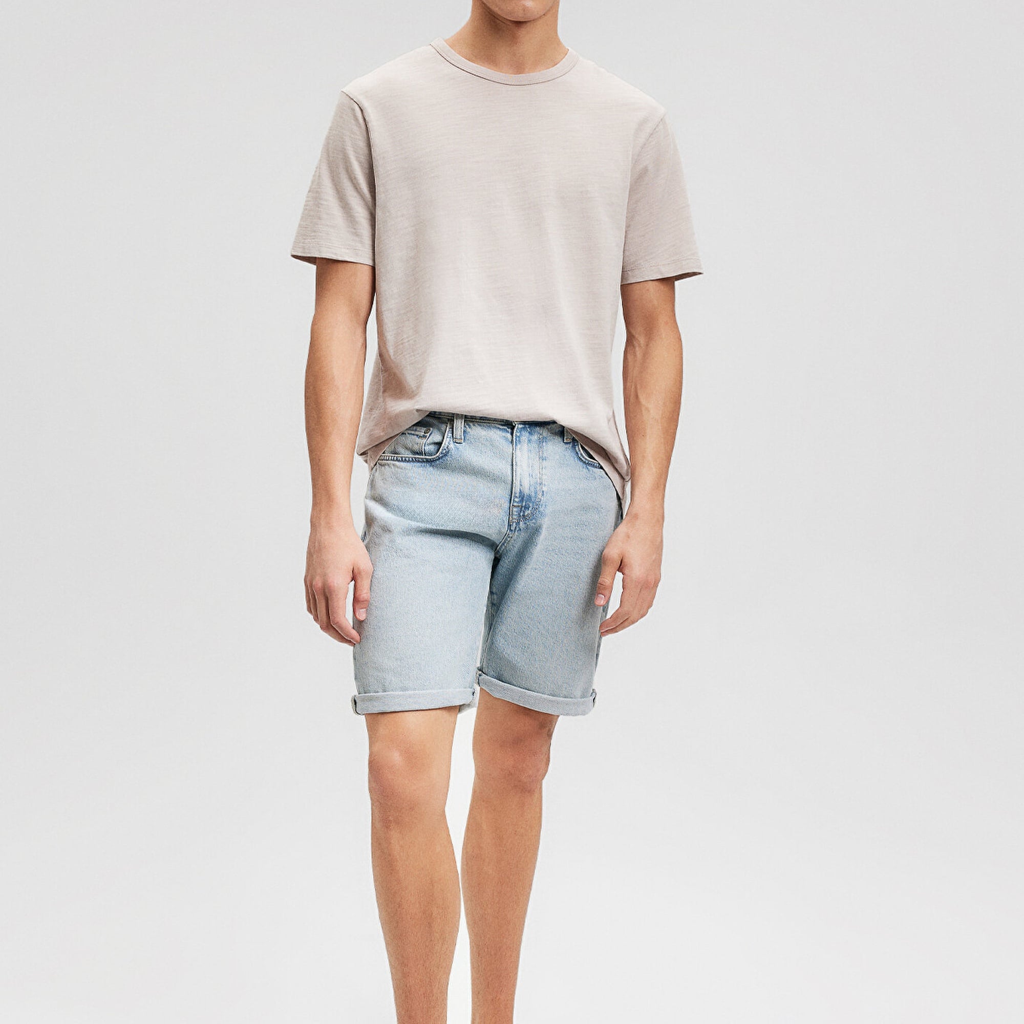 Mavi Brian Street Açık Mavi Jean Şort 0418485150