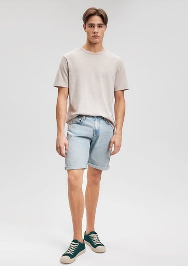  Mavi Brian Street Açık Mavi Jean Şort 0418485150