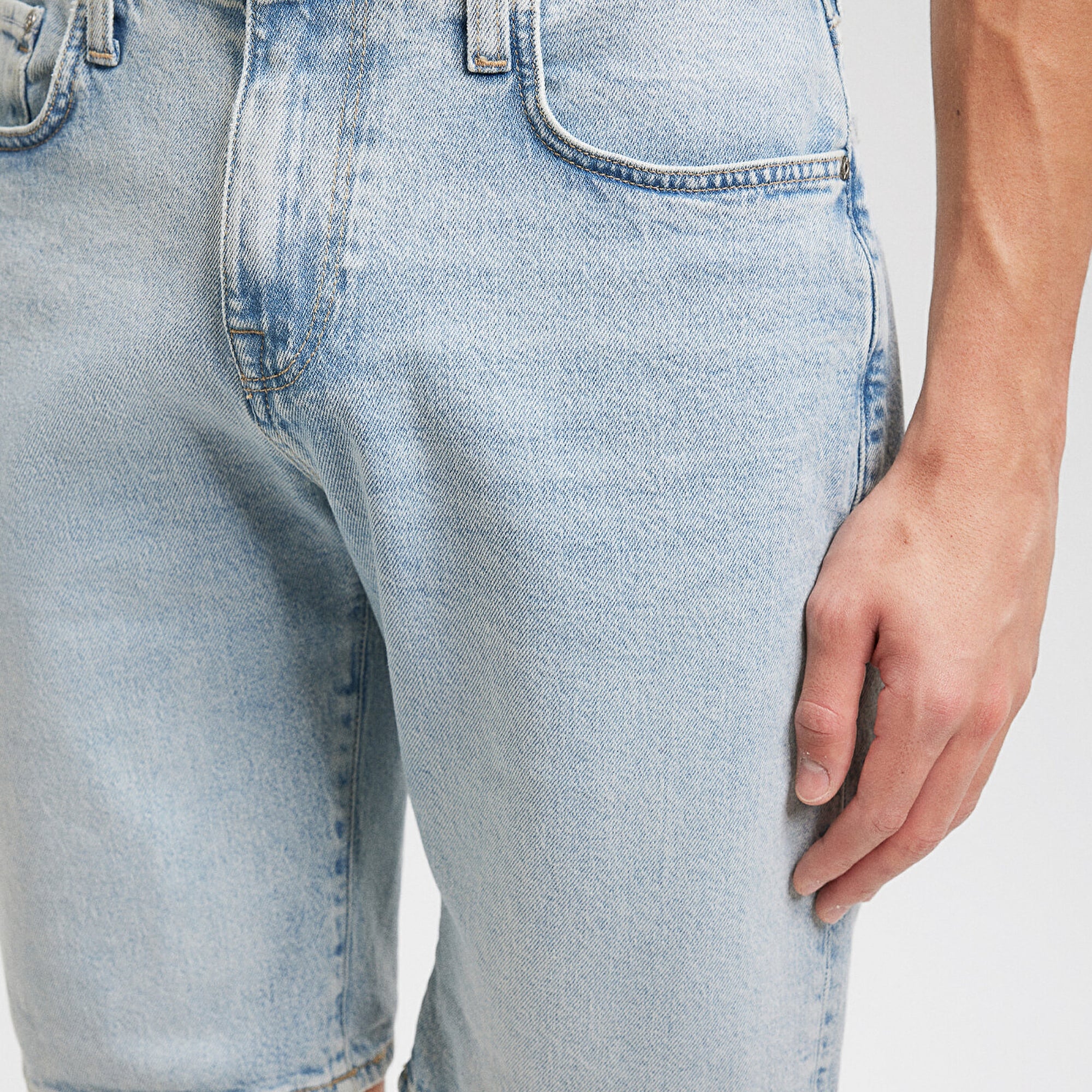 Mavi Brian Street Açık Mavi Jean Şort 0418485150