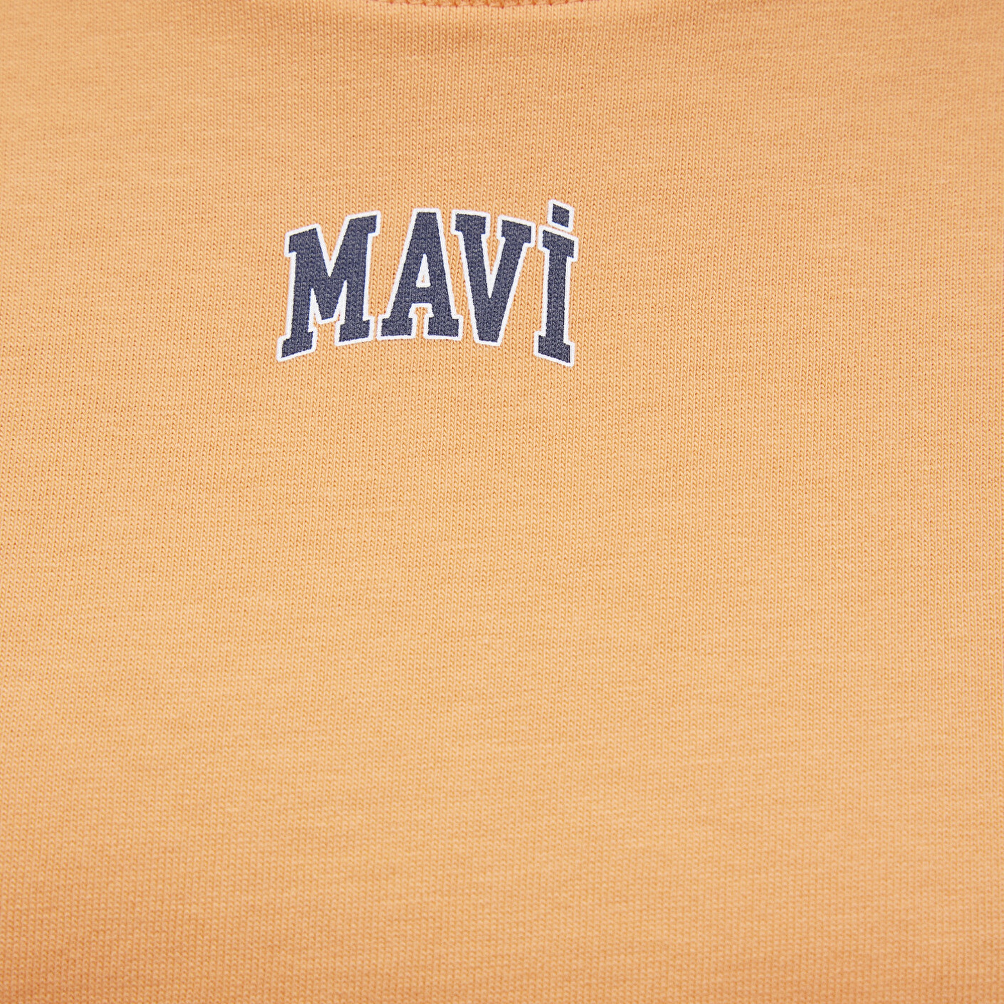 Mavi Mavi Logo Baskılı Turuncu Crop Tişört Crop / Kısa Kesim 1611585-84617